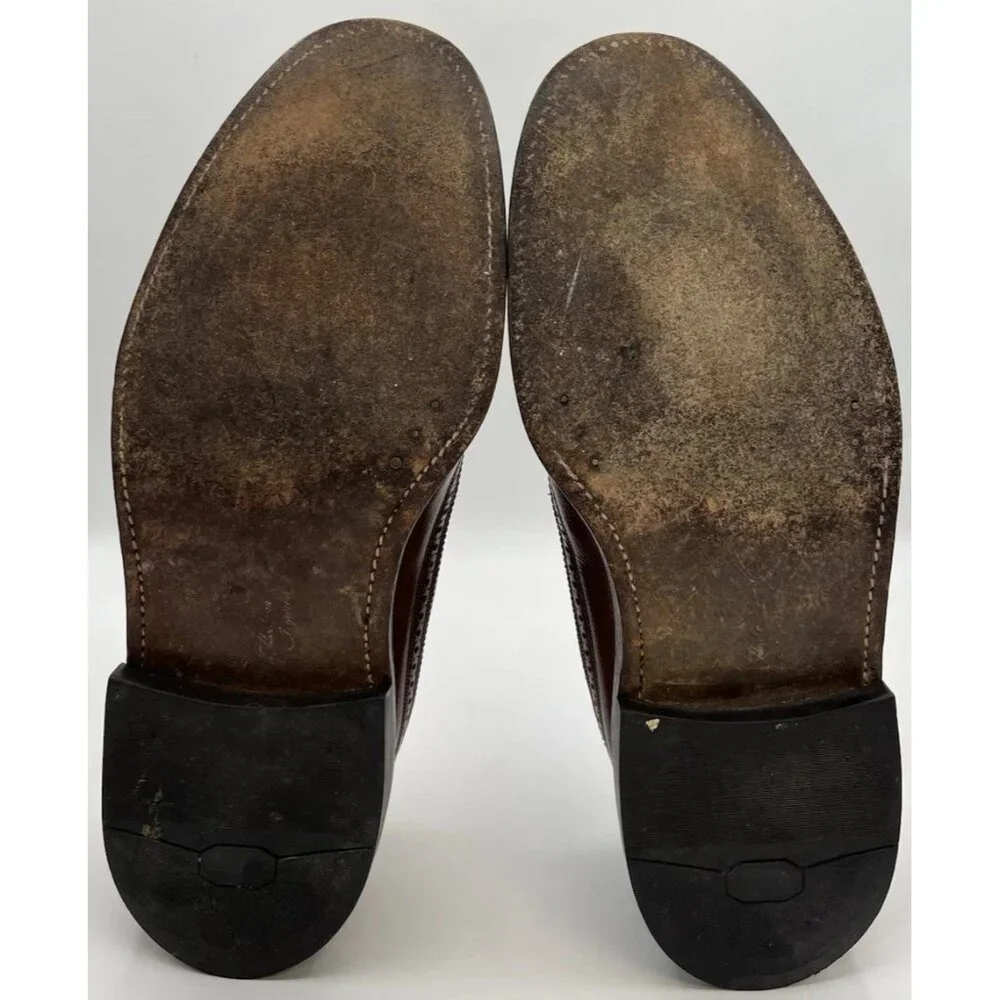 Vintage Florsheim Royal Imperial 93602 Longwing Wingtip Dress Shoes Men’s 10D